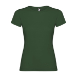 T-shirt avec logo 100% coton en tricot pour femme 155 g/m² Roly couleur vert bouteille