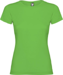T-shirt avec logo 100% coton en tricot pour femme 155 g/m² Roly couleur vert gazon