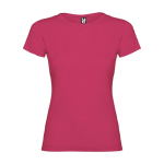 T-shirt avec logo 100% coton en tricot pour femme 155 g/m² Roly couleur fuchsia