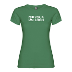T-shirt avec logo 100% coton en tricot pour femme 155 g/m² Roly avec zone d'impression