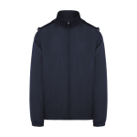 Veste floquée imperméable légère unisexe en polyester 85 g/m² Roly couleur bleu marine