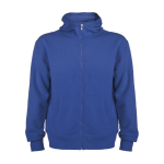 Sweat-shirt en coton et polyester unisexe avec capuche 280 g/m² Roly couleur bleu roi