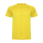 T-shirt technique en tricot piqué polyester pour homme 150 g/m² Roly couleur jaune