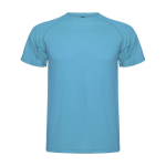 T-shirt technique en tricot piqué polyester pour homme 150 g/m² Roly couleur turquoise