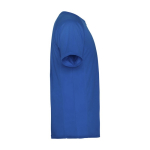 T-shirt technique en tricot piqué polyester pour homme 150 g/m² Roly couleur bleu roi deuxième vue latérale