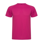 T-shirt technique en tricot piqué polyester pour homme 150 g/m² Roly couleur fuchsia