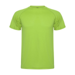 T-shirt technique en tricot piqué polyester pour homme 150 g/m² Roly couleur vert lime
