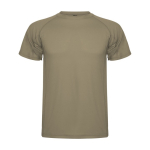 T-shirt technique en tricot piqué polyester pour homme 150 g/m² Roly couleur taupe