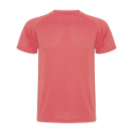 T-shirt technique en tricot piqué polyester pour homme 150 g/m² Roly couleur corail