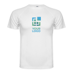 T-shirt technique en tricot piqué polyester pour homme 150 g/m² Roly avec zone d'impression