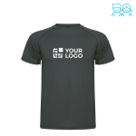 T-shirt technique pour enfant en tricot piqué polyester 150 g/m² Roly avec zone d'impression