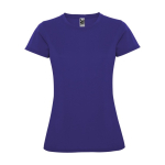T-shirt technique avec logo en tricot piqué pour femme 150 g/m² Roly couleur violet