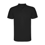 Polo technique en tricot piqué polyester pour homme 150 g/m² Roly couleur noir