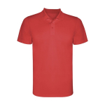 Polo technique en tricot piqué polyester pour homme 150 g/m² Roly couleur rouge