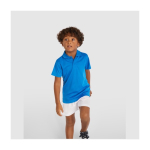 Polo technique pour enfants en tricot piqué polyester  150 g/m² Roly couleur jaune fluorescent image nature morte