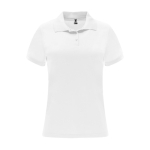 Polo technique en tricot piqué polyester 150 g/m² pour femme Roly couleur blanc