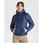 Veste matelassée en polyester avec capuche pour femme 290 g/m² Roly couleur taupe image nature morte