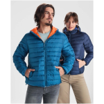 Veste matelassée en polyester avec capuche pour femme 290 g/m² Roly couleur taupe image nature morte 2