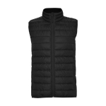 Gilet isolant en polyester avec effet duvet pour homme 290 g/m² Roly couleur noir
