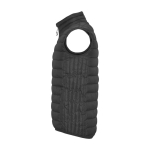 Gilet isolant en polyester avec effet duvet pour homme 290 g/m² Roly couleur gris graphite vue latérale