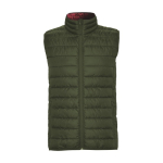 Gilet isolant en polyester avec effet duvet pour homme 290 g/m² Roly couleur vert militaire