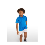 Short de sport promotionnel 100% polyester pour enfants 140 g/m² Roly couleur bleu marine image nature morte
