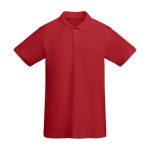 Polo 100% coton biologique en tricot piqué pour homme 210 g/m² Roly couleur rouge