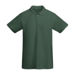 Polo 100% coton biologique en tricot piqué pour homme 210 g/m² Roly couleur vert bouteille