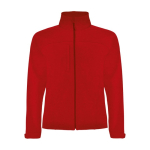 Veste softshell avec logo en polyester 3 couches unisexe 300 g/m² Roly couleur rouge