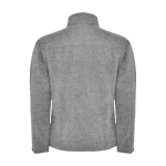 Veste softshell avec logo en polyester 3 couches unisexe 300 g/m² Roly couleur gris deuxième vue arrière