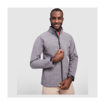 Veste softshell avec logo en polyester 3 couches unisexe 300 g/m² Roly couleur bleu marine image nature morte