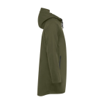 Coupe-vent avec logo imperméable en polyester pour homme 210 g/m² Roly couleur vert militaire deuxième vue latérale