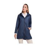 Coupe-vent avec logo imperméable en polyester pour femme 210 g/m² Roly couleur bleu marine image nature morte