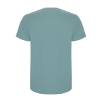 T-shirt promotionnel 100% coton en tricot pour homme 190 g/m² Roly couleur bleu lagon deuxième vue arrière