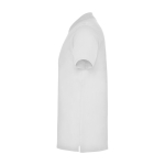 Polo homme en coton en tricot piqué à manches courtes 200 g/m² Roly couleur blanc vue latérale
