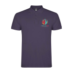 Polo homme en coton en tricot piqué à manches courtes 200 g/m² Roly vue impression sérigraphique