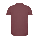 Polo homme en coton en tricot piqué à manches courtes 200 g/m² Roly deuxième vue arrière