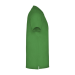Polo avec logo en tricot piqué 100% coton pour enfants 200 g/m² Roly couleur vert tropical deuxième vue latérale