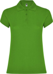 Polo personnalisé en tricot piqué 100% coton pour femme 200 g/m² Roly couleur vert gazon