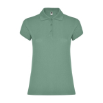 Polo personnalisé en tricot piqué 100% coton pour femme 200 g/m² Roly couleur vert olive