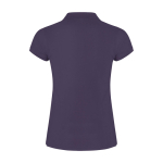 Polo personnalisé en tricot piqué 100% coton pour femme 200 g/m² Roly deuxième vue arrière