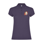 Polo personnalisé en tricot piqué 100% coton pour femme 200 g/m² Roly vue impression sérigraphique