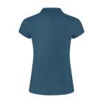 Polo personnalisé en tricot piqué 100% coton pour femme 200 g/m² Roly deuxième vue arrière