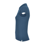 Polo personnalisé en tricot piqué 100% coton pour femme 200 g/m² Roly vue latérale