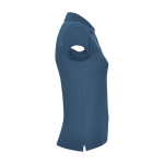 Polo personnalisé en tricot piqué 100% coton pour femme 200 g/m² Roly deuxième vue latérale