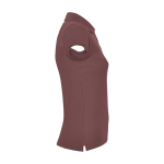Polo personnalisé en tricot piqué 100% coton pour femme 200 g/m² Roly deuxième vue latérale