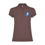 Polo personnalisé en tricot piqué 100% coton pour femme 200 g/m² Roly vue impression sérigraphique