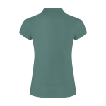 Polo personnalisé en tricot piqué 100% coton pour femme 200 g/m² Roly deuxième vue arrière
