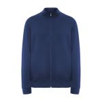 Pull à col roulé floqué en coton et polyester unisexe 280 g/m² Roly couleur bleu roi
