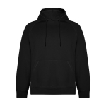 Sweat-shirt fait de 57% de coton biologique unisexe 300 g/m² Roly couleur noir